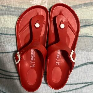 Birkenstock rubber slides. New without tags